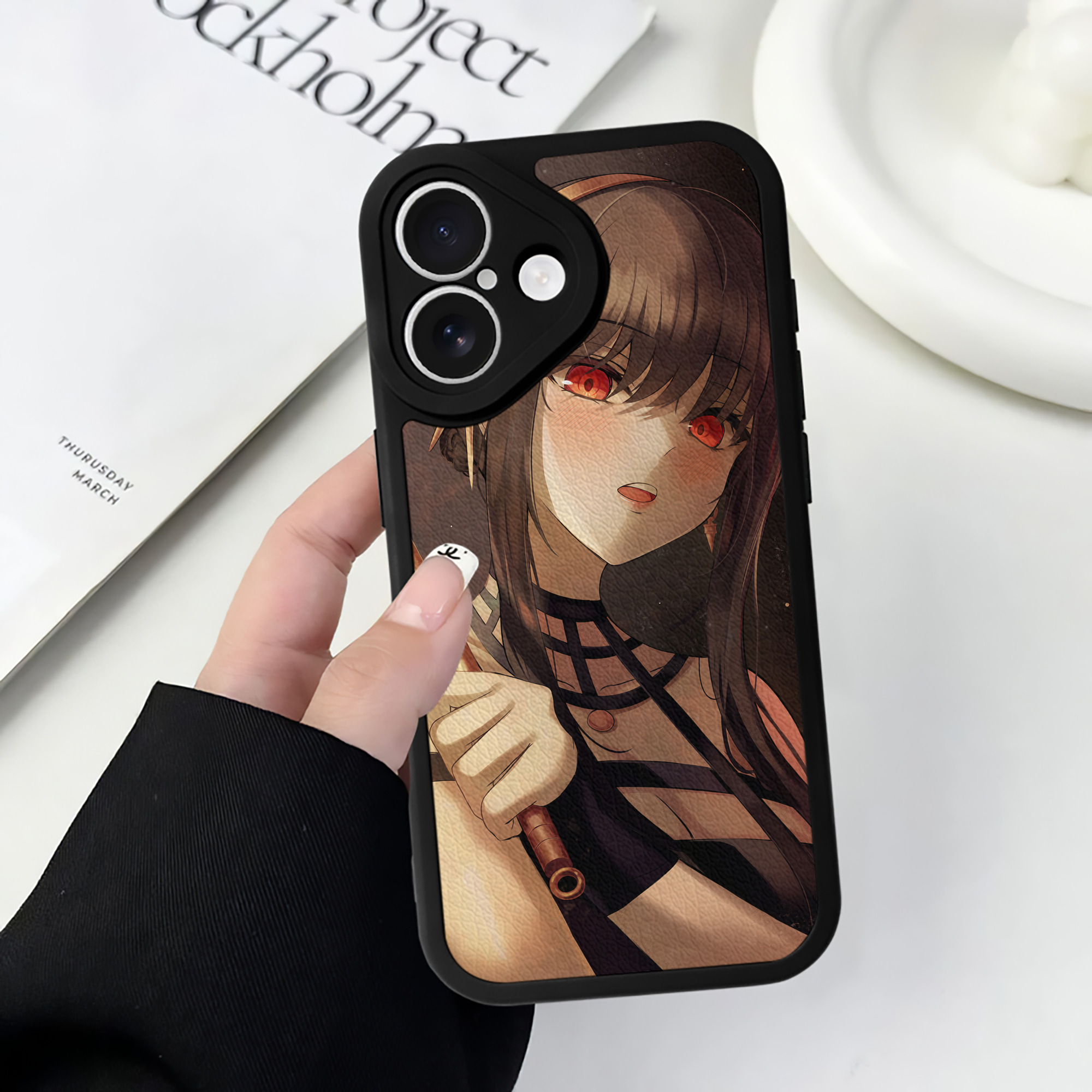 （画像用） SPY×FAMILY间谍家家酒 【iPhone 16シリーズ対応】シリコンスマホケース（レザー調） 材質：シリコン
